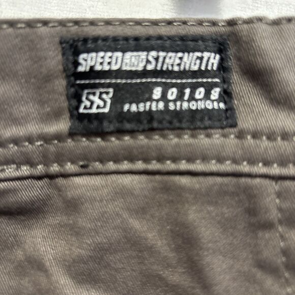 Speed & Strength Pants Men's Size 38x30 Green Double Knee Motorcycle Riding Bike - Picture 13 of 16